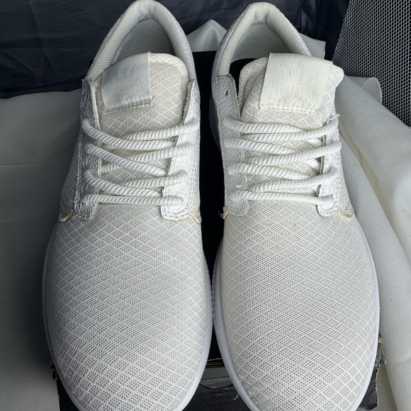 Supra White Men's Sneakers - Picture 1 of 16